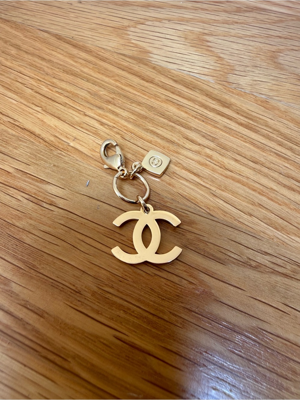CHANEL 2023 Limited Holiday Christmas CC Logo Gold-color Charm